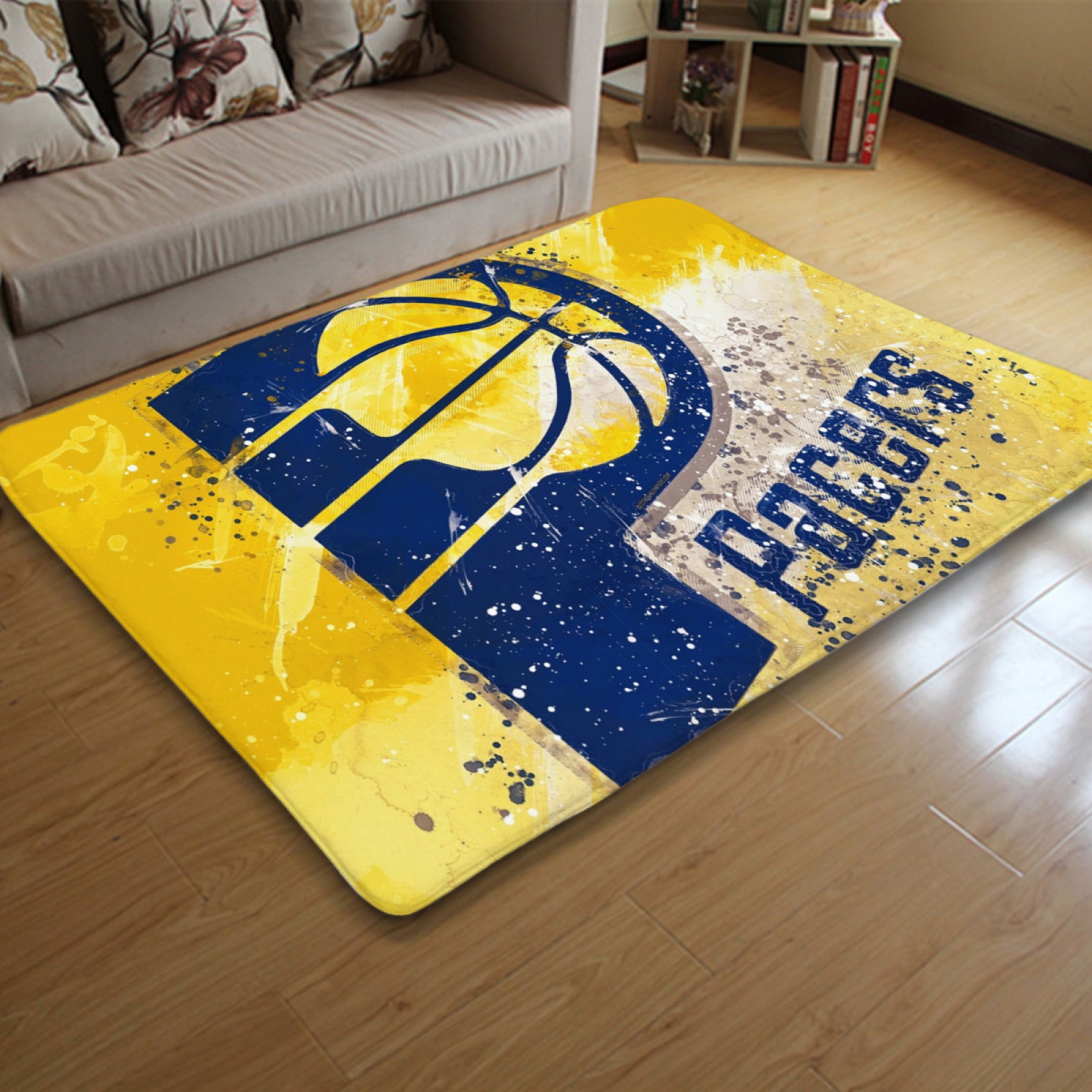 Indiana Basketball Pacers Rugs Bedroom Living Room Bathroom Carpet Mat Rug