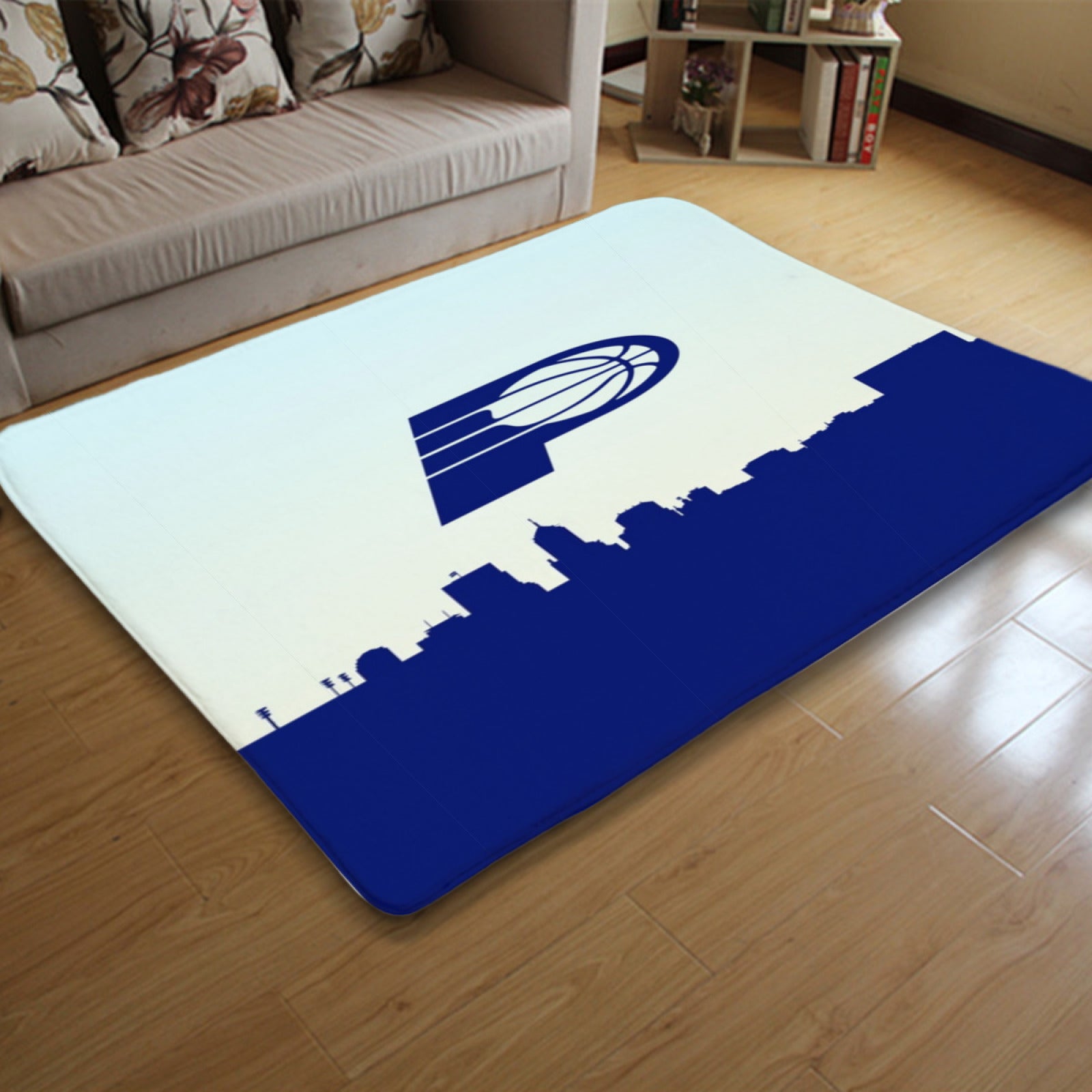Indiana Basketball Pacers Rugs Bedroom Living Room Bathroom Carpet Mat Rug