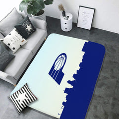 Indiana Basketball Pacers Rugs Bedroom Living Room Bathroom Carpet Mat Rug