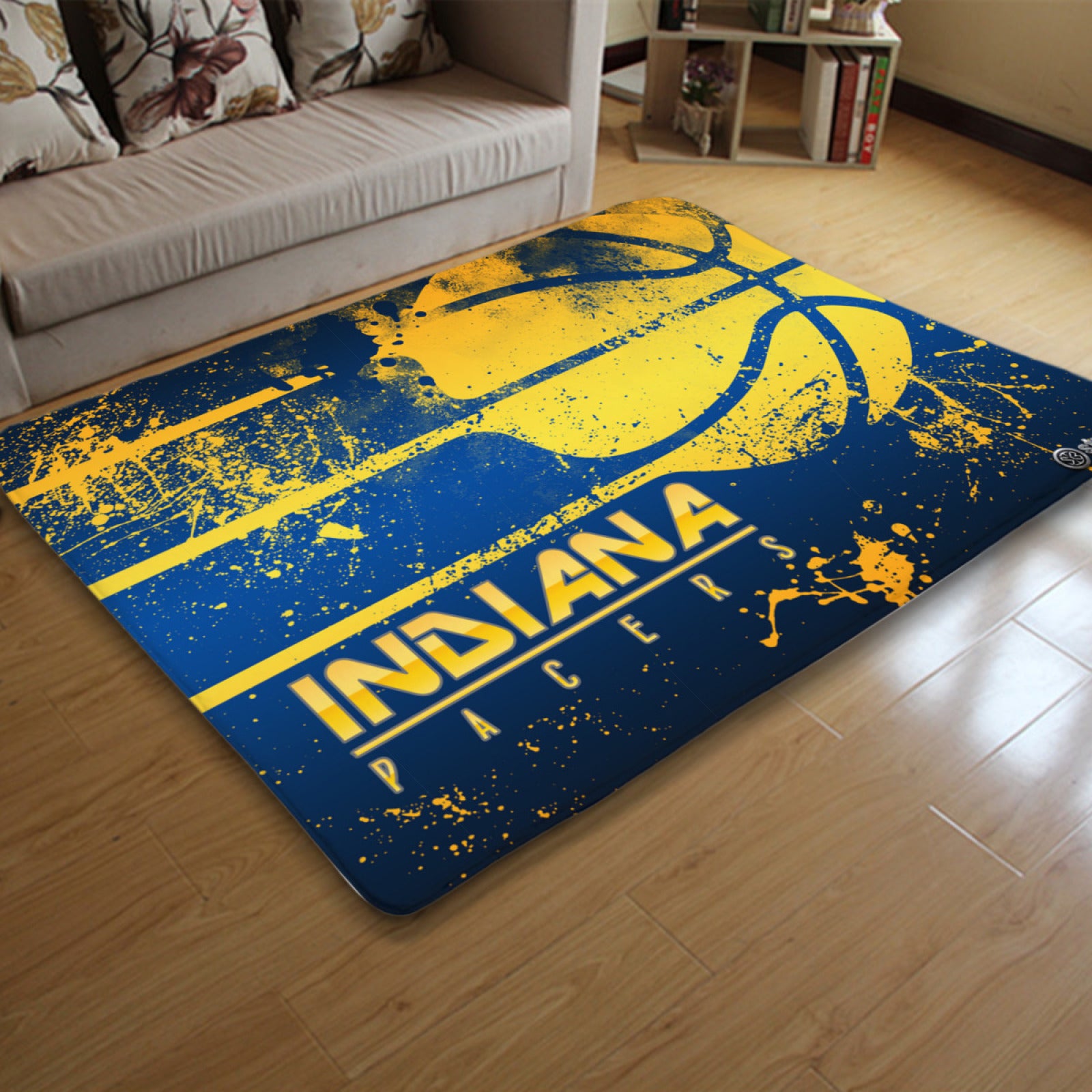 Indiana Basketball Pacers Rugs Bedroom Living Room Bathroom Carpet Mat Rug