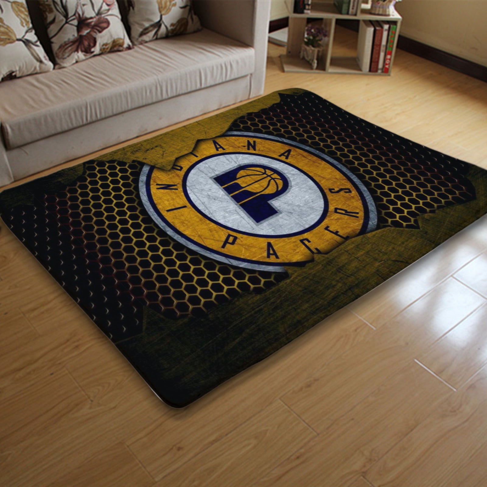 Indiana Basketball Pacers Rugs Bedroom Living Room Bathroom Carpet Mat Rug