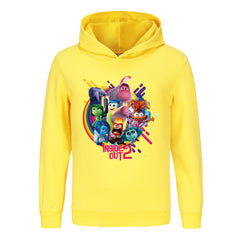 Inside Out 2 Casual Sweatshirt Spring Autumn Hoodie for Kids