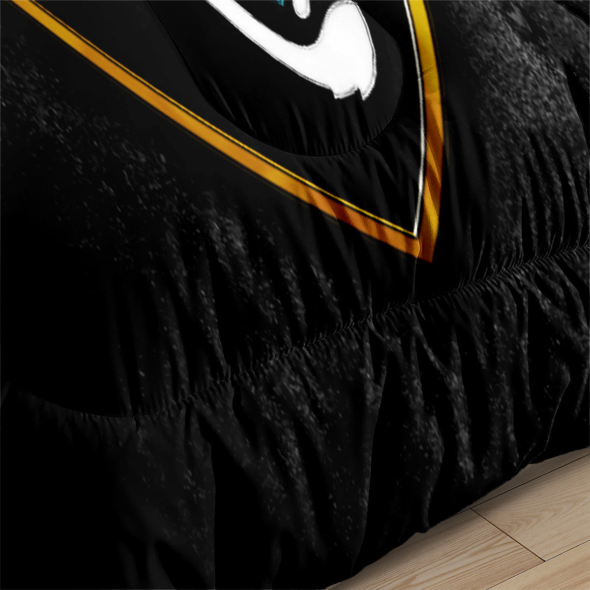 Jacksonville Rugby Football Jaguars Comforter Pillowcases 3PC Sets Blanket All Season Reversible Quilted Duvet