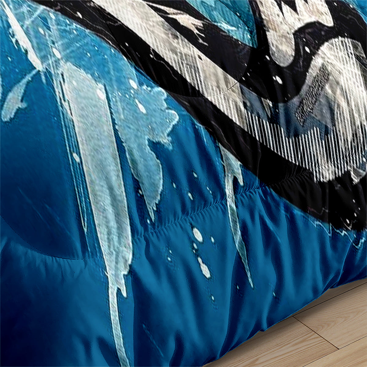 Jacksonville Rugby Football Jaguars Comforter Pillowcases 3PC Sets Blanket All Season Reversible Quilted Duvet