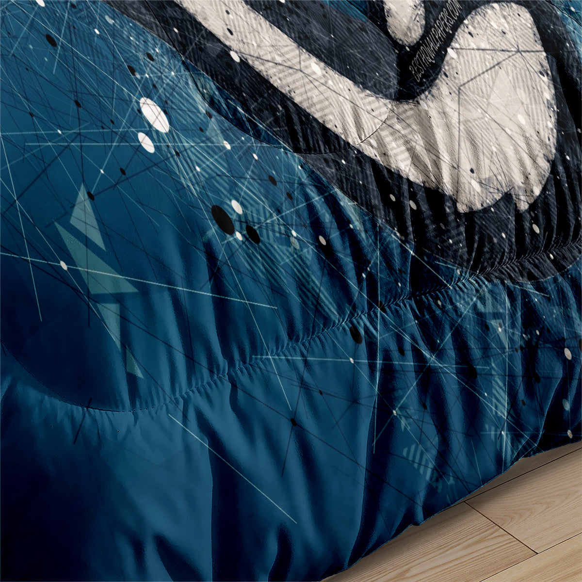 Jacksonville Rugby Football Jaguars Comforter Pillowcases 3PC Sets Blanket All Season Reversible Quilted Duvet