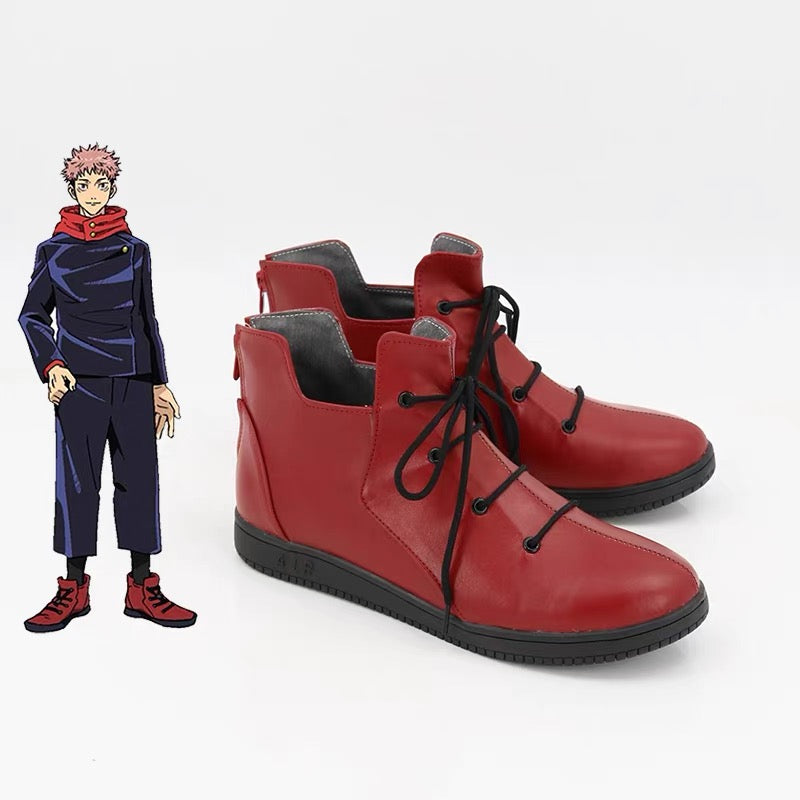 Jujutsu Kaisen‌ Itadori Yuji Cosplay Shoes Boots Customized