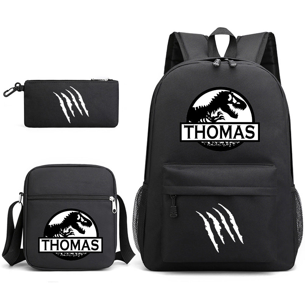 Jurassic World Schoolbag Backpack Shoulder Bag Pencil Case set for Kids Students