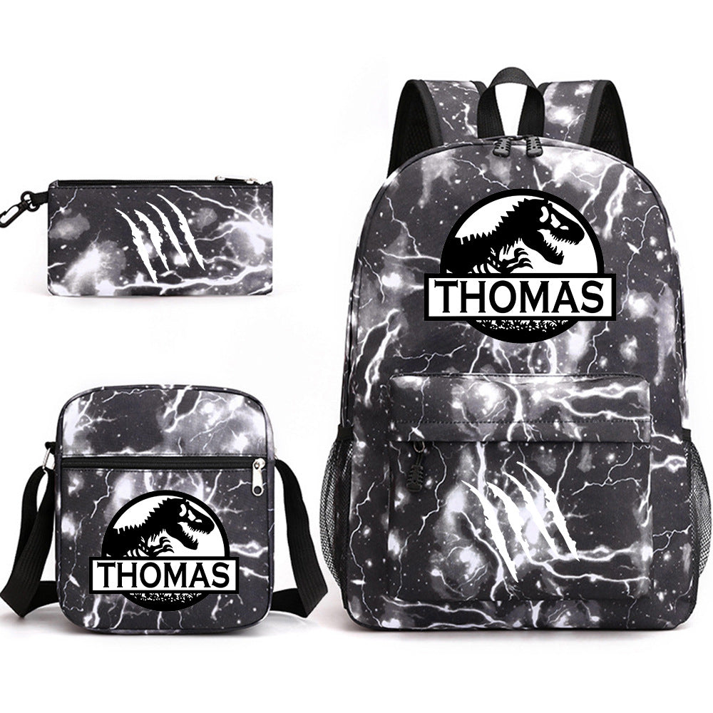 Jurassic World Schoolbag Backpack Shoulder Bag Pencil Case set for Kids Students