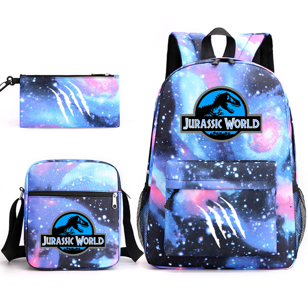 Jurassic World Schoolbag Backpack Shoulder Bag Pencil Case set for Kids Students