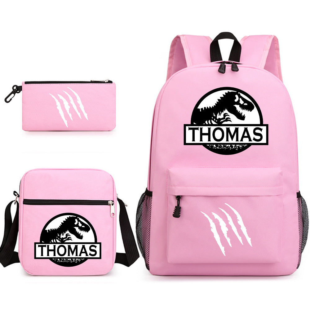 Jurassic World Schoolbag Backpack Shoulder Bag Pencil Case set for Kids Students