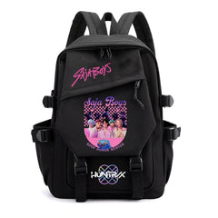 KPop Demon Hunters Water Proof Backpack Notebook Travel Bags Casual School Bag