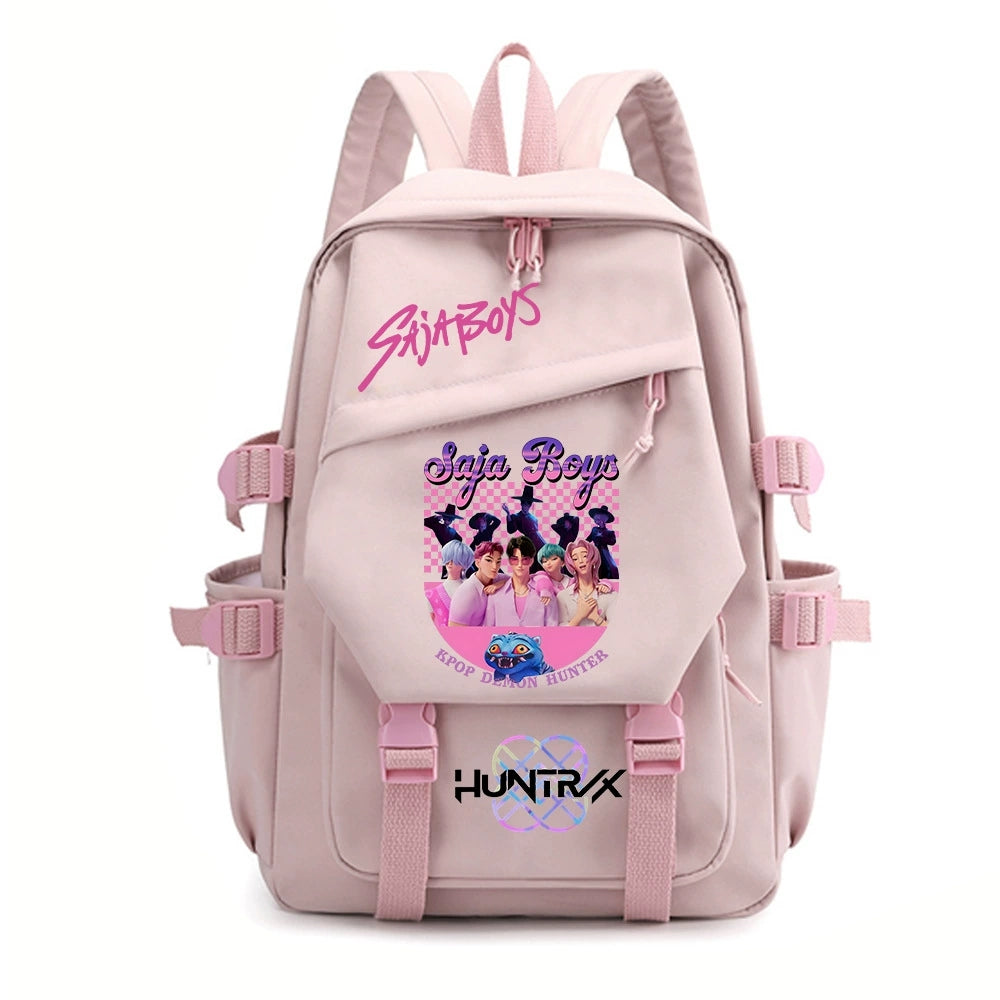 KPop Demon Hunters Water Proof Backpack Notebook Travel Bags Casual School Bag