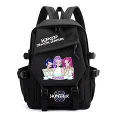 KPop Demon Hunters Water Proof Backpack Notebook Travel Bags Casual School Bag