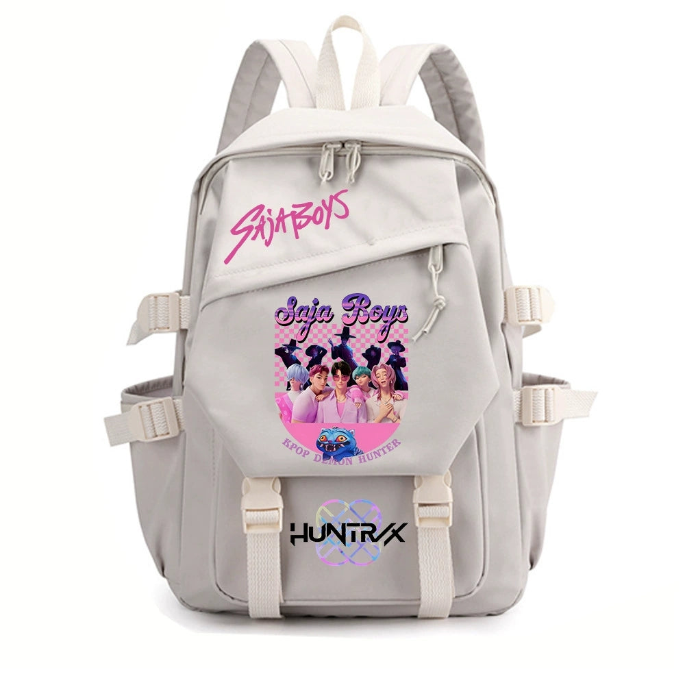 KPop Demon Hunters Water Proof Backpack Notebook Travel Bags Casual School Bag