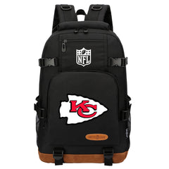 Kansas City Chiefs Football Team Rugby Waterproof Backpack School Notebook Travel Bag