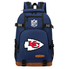 Kansas City Chiefs Football Team Rugby Waterproof Backpack School Notebook Travel Bag