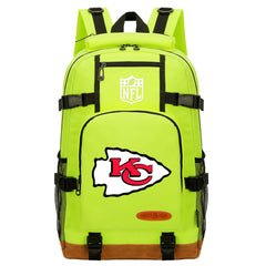 Kansas City Chiefs Football Team Rugby Waterproof Backpack School Notebook Travel Bag