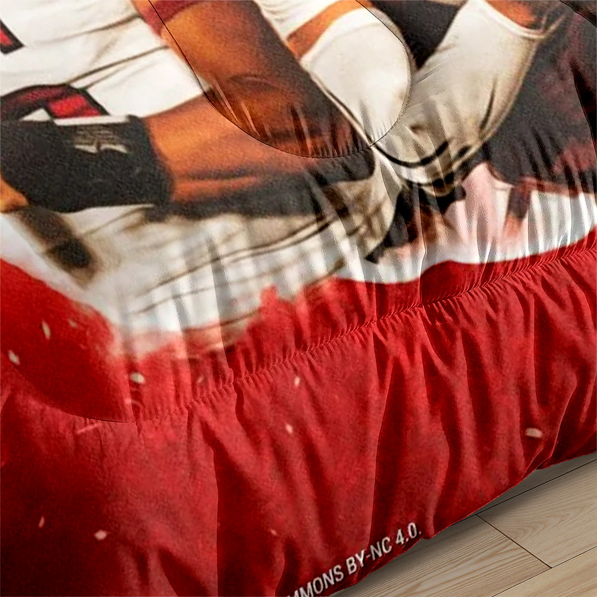 Kansas City Rugby Football Chiefs Comforter Pillowcases 3PC Sets Blanket All Season Reversible Quilted Duvet