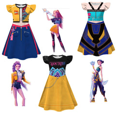 Kpop Demon Hunter Cosplay Costume for Girls Halloween Fancy Dress