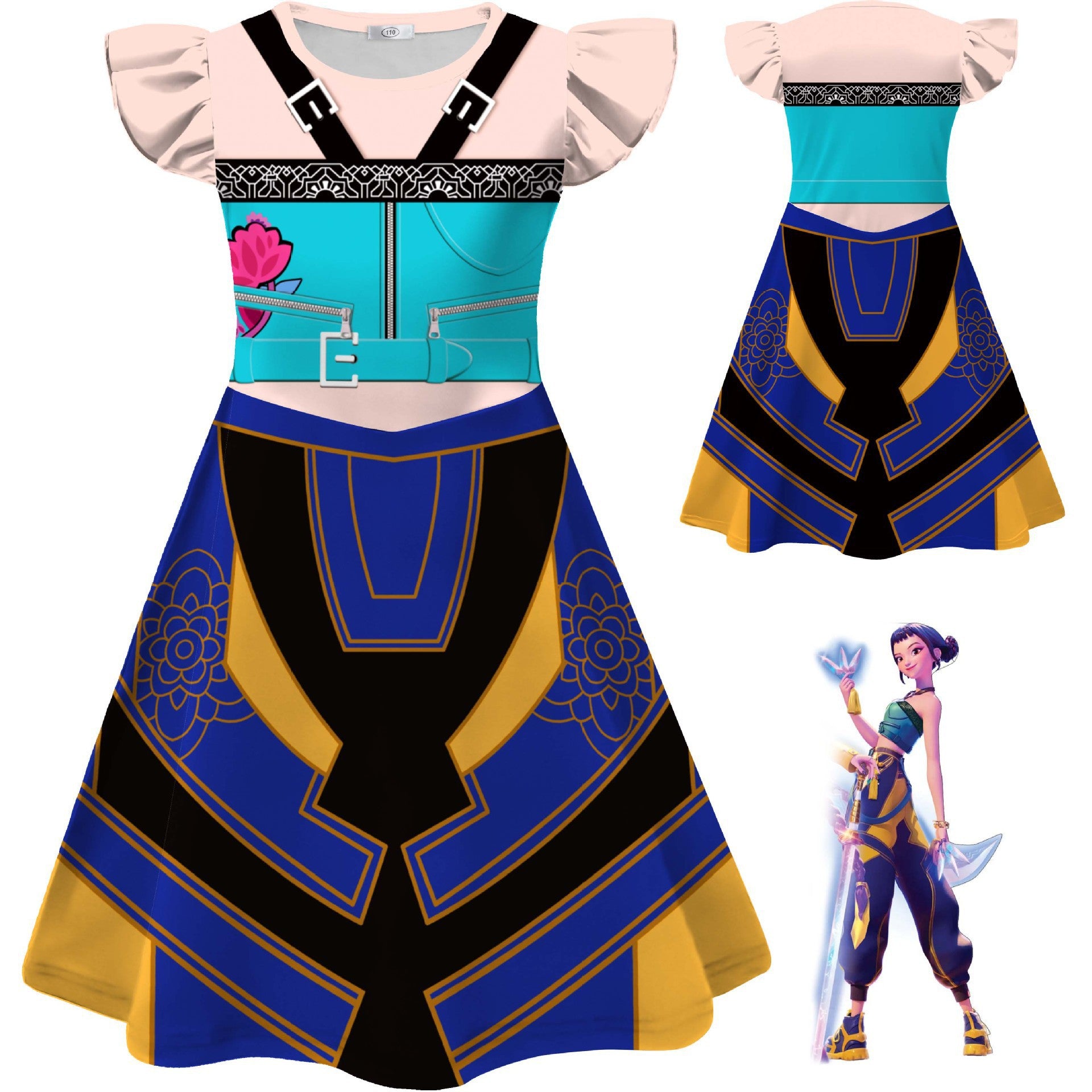 Kpop Demon Hunter Cosplay Costume for Girls Halloween Fancy Dress