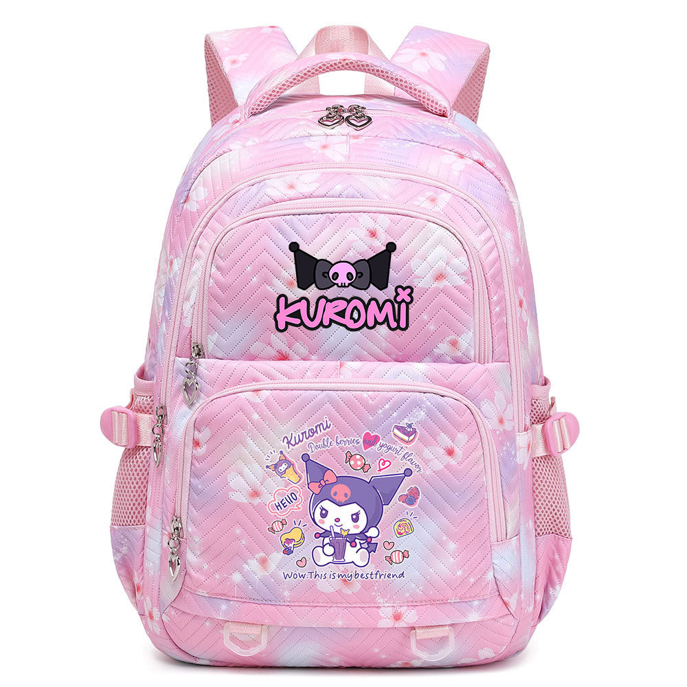 Kuromi Water Proof Backpack Notebook Travel Bags Casual School Bag For School Students