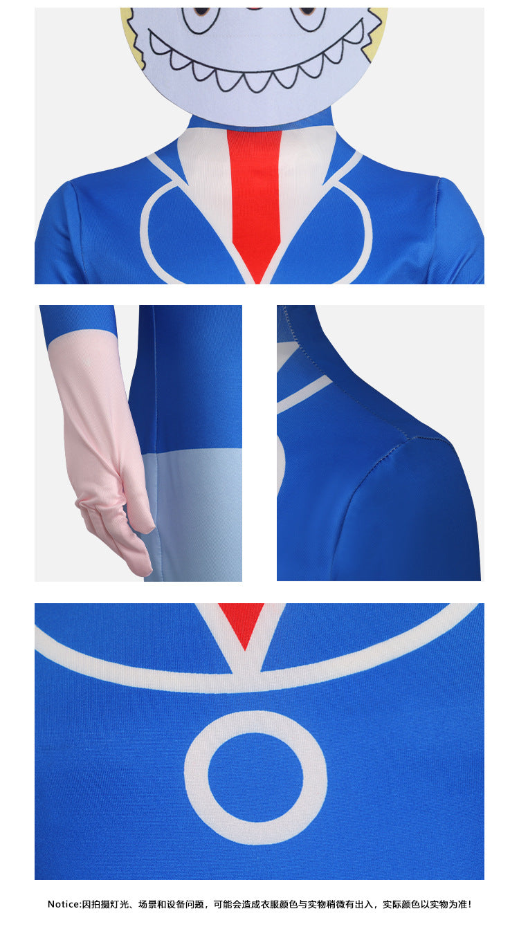 La Bubu Cosplay Costume with Mask Boys Girls Bodysuit Halloween Fancy Jumpsuits