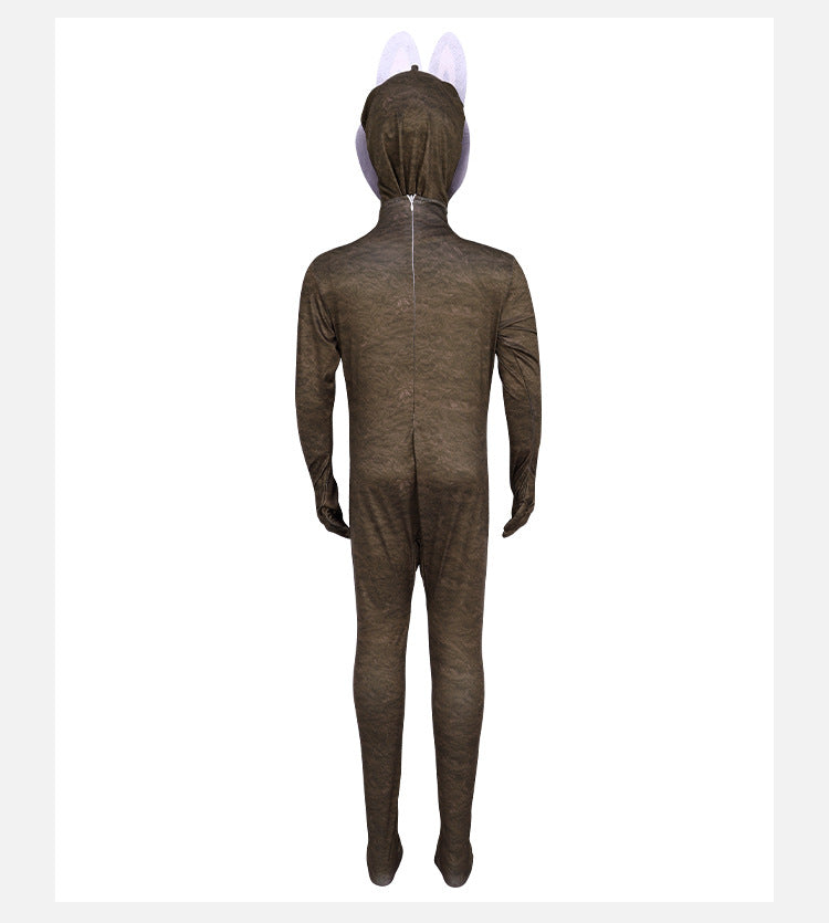 La Bubu Cosplay Costume with Mask Boys Girls Bodysuit Halloween Fancy Jumpsuits