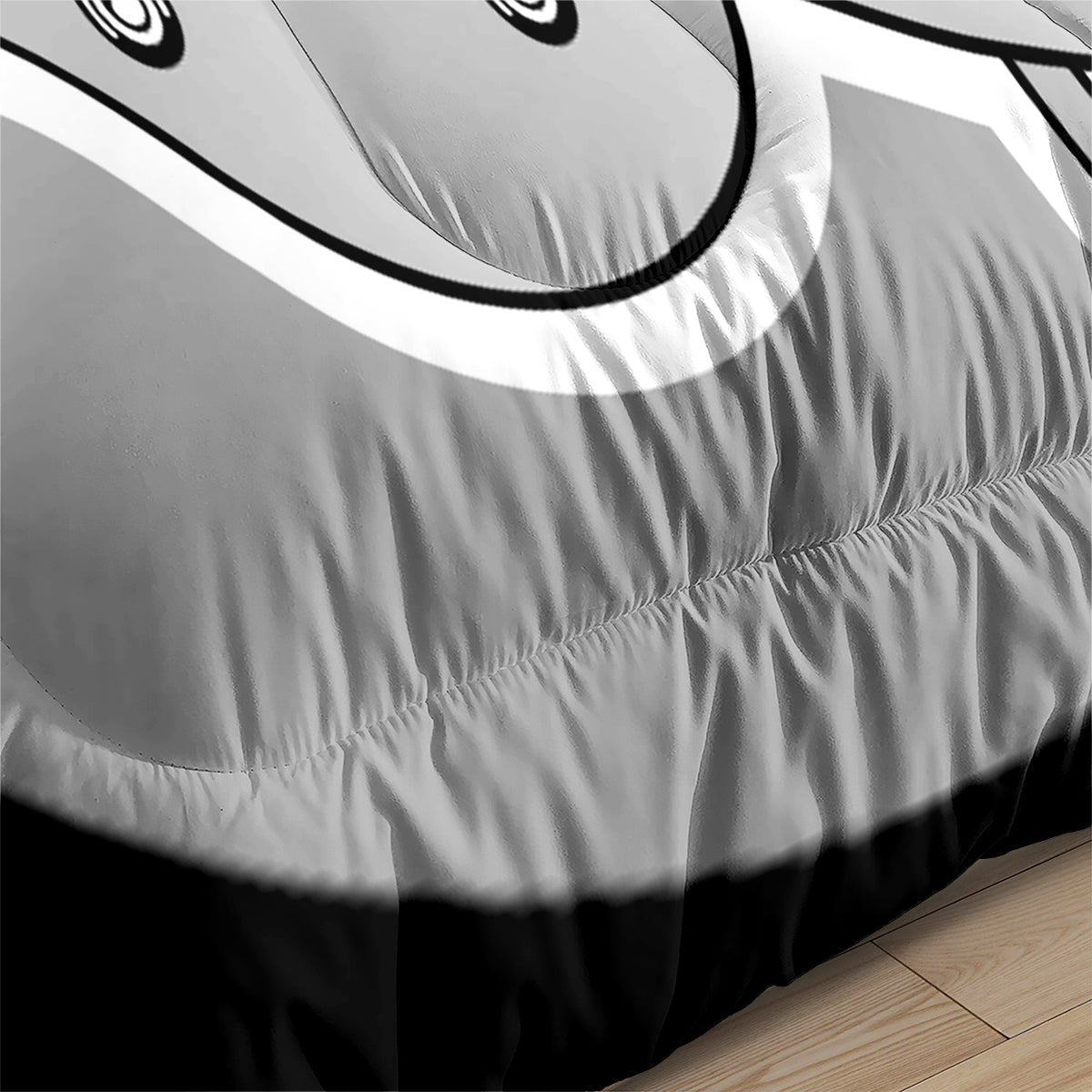 Las Vegas Rugby Football Raiders Comforter Pillowcases 3PC Sets Blanket All Season Reversible Quilted Duvet