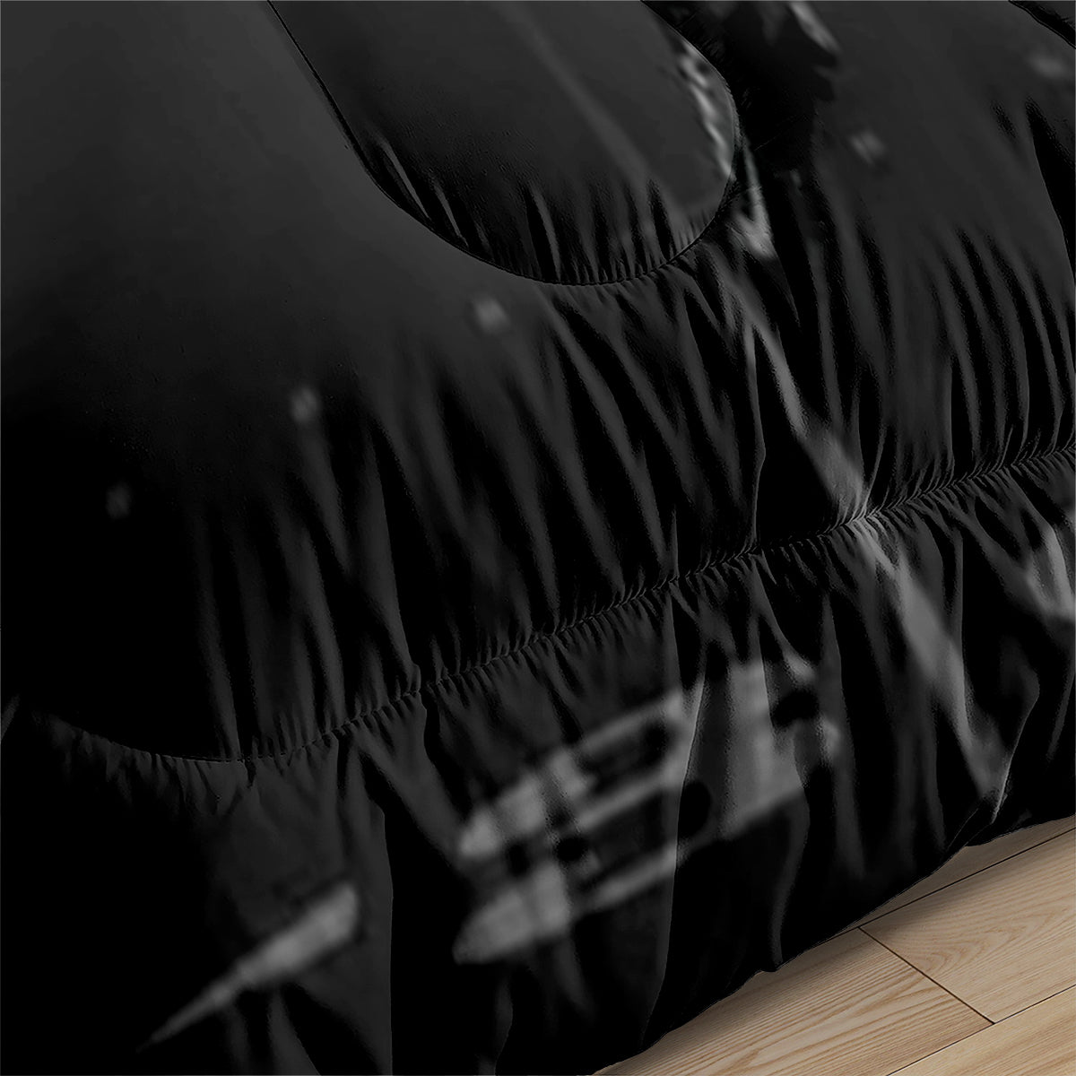 Las Vegas Rugby Football Raiders Comforter Pillowcases 3PC Sets Blanket All Season Reversible Quilted Duvet
