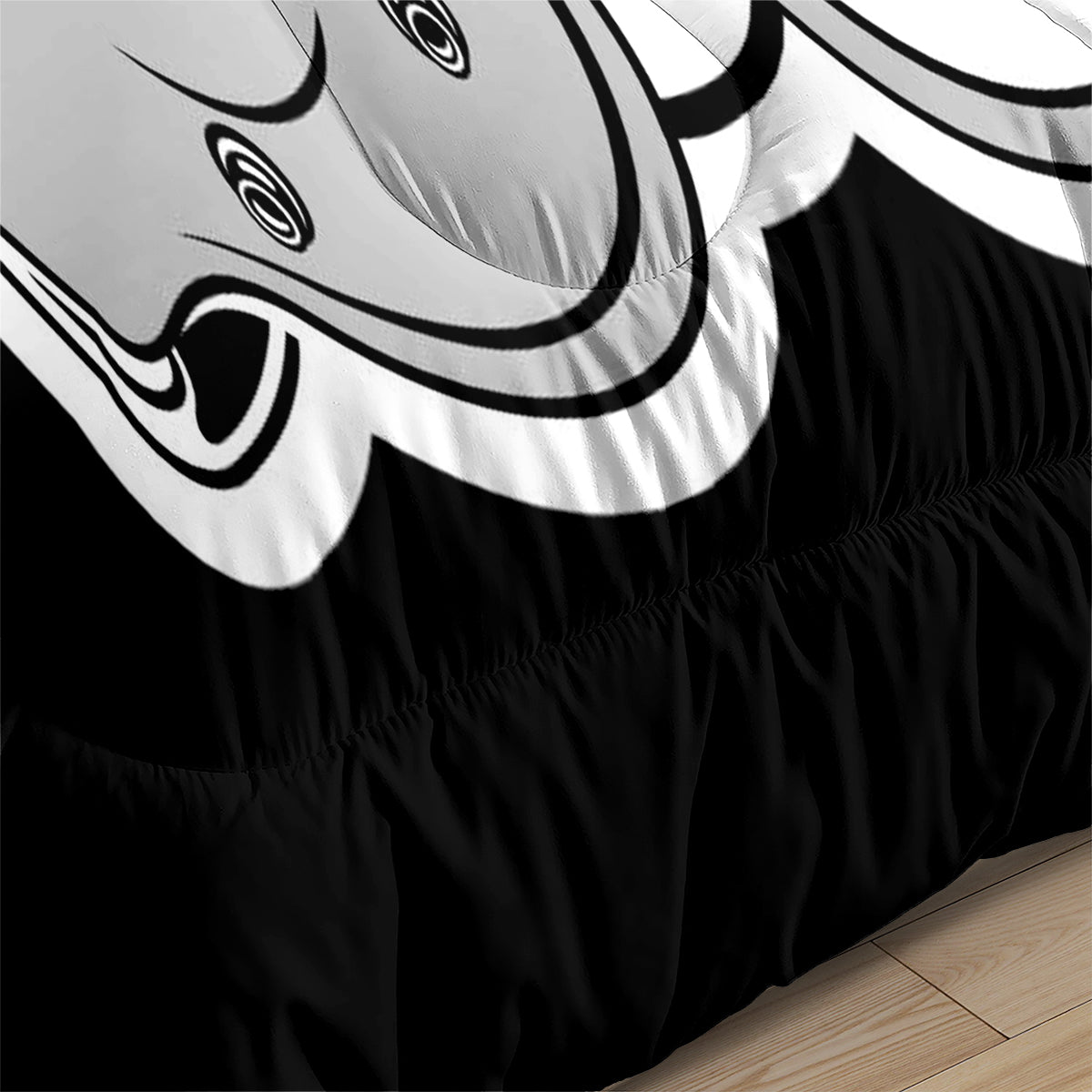Las Vegas Rugby Football Raiders Comforter Pillowcases 3PC Sets Blanket All Season Reversible Quilted Duvet