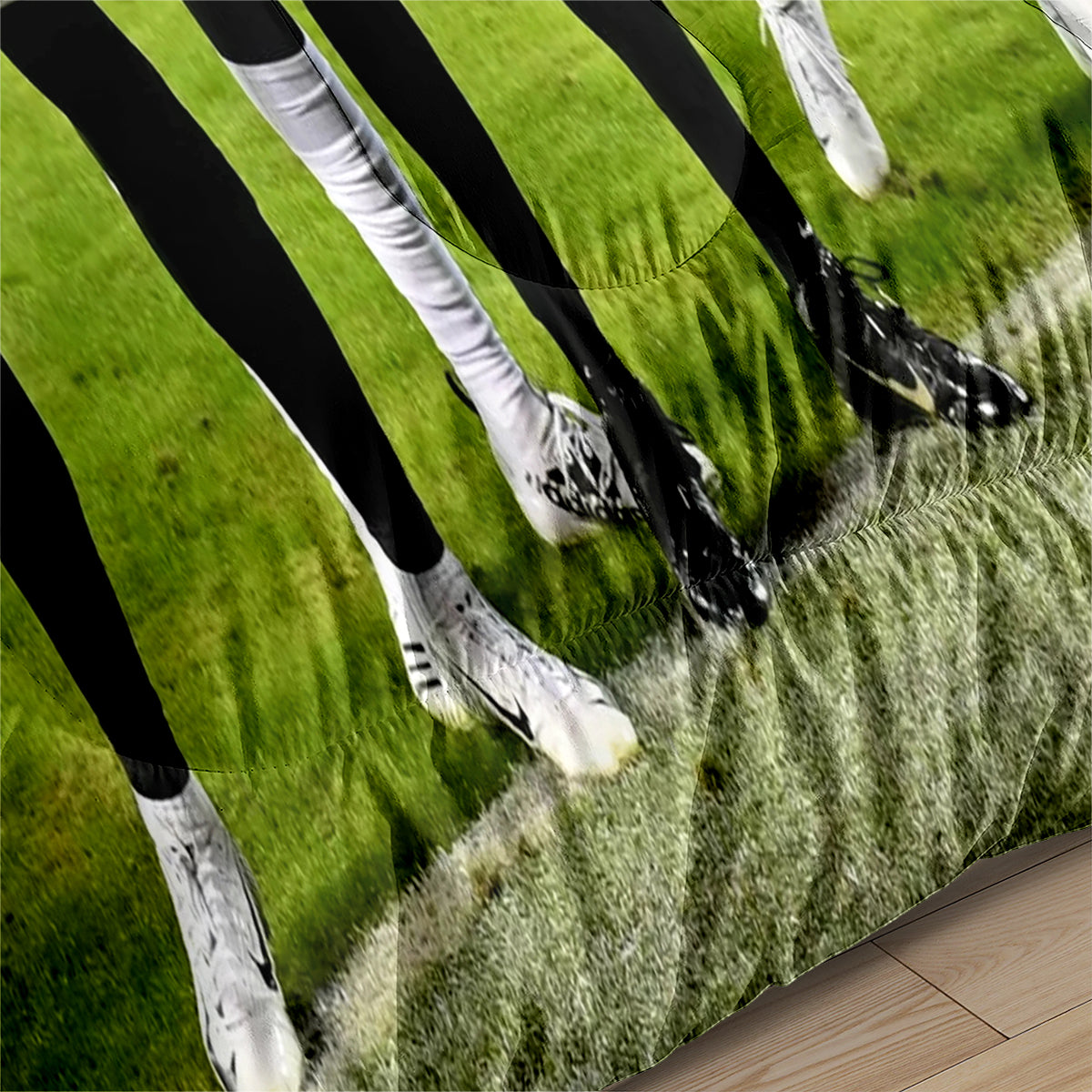 Las Vegas Rugby Football Raiders Comforter Pillowcases 3PC Sets Blanket All Season Reversible Quilted Duvet