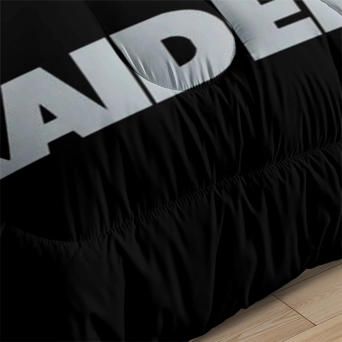 Las Vegas Rugby Football Raiders Comforter Pillowcases 3PC Sets Blanket All Season Reversible Quilted Duvet