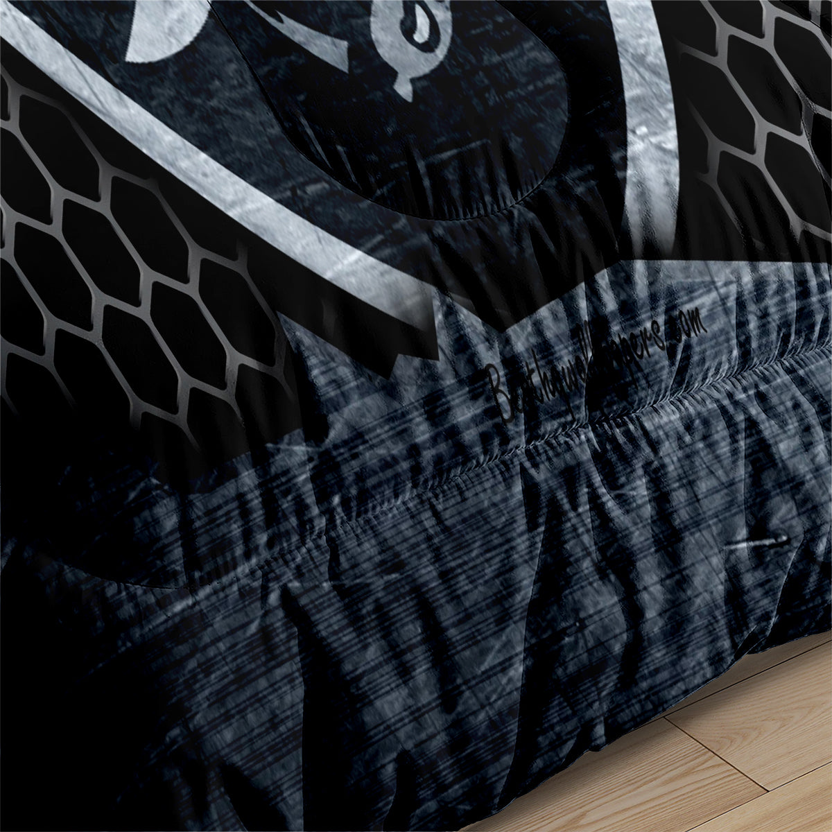 Las Vegas Rugby Football Raiders Comforter Pillowcases 3PC Sets Blanket All Season Reversible Quilted Duvet