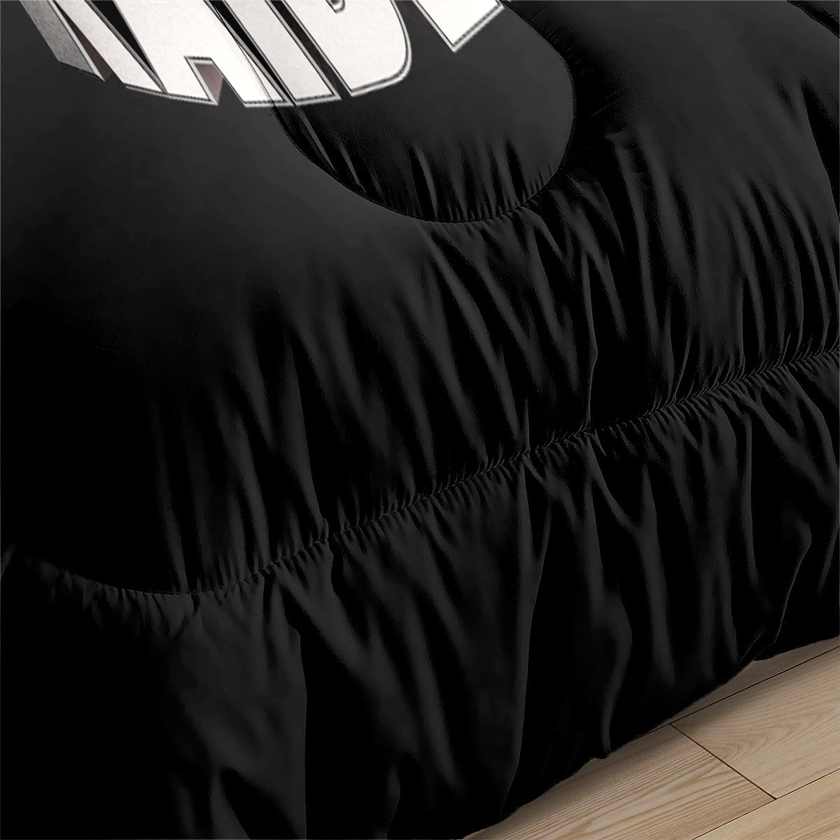 Las Vegas Rugby Football Raiders Comforter Pillowcases 3PC Sets Blanket All Season Reversible Quilted Duvet