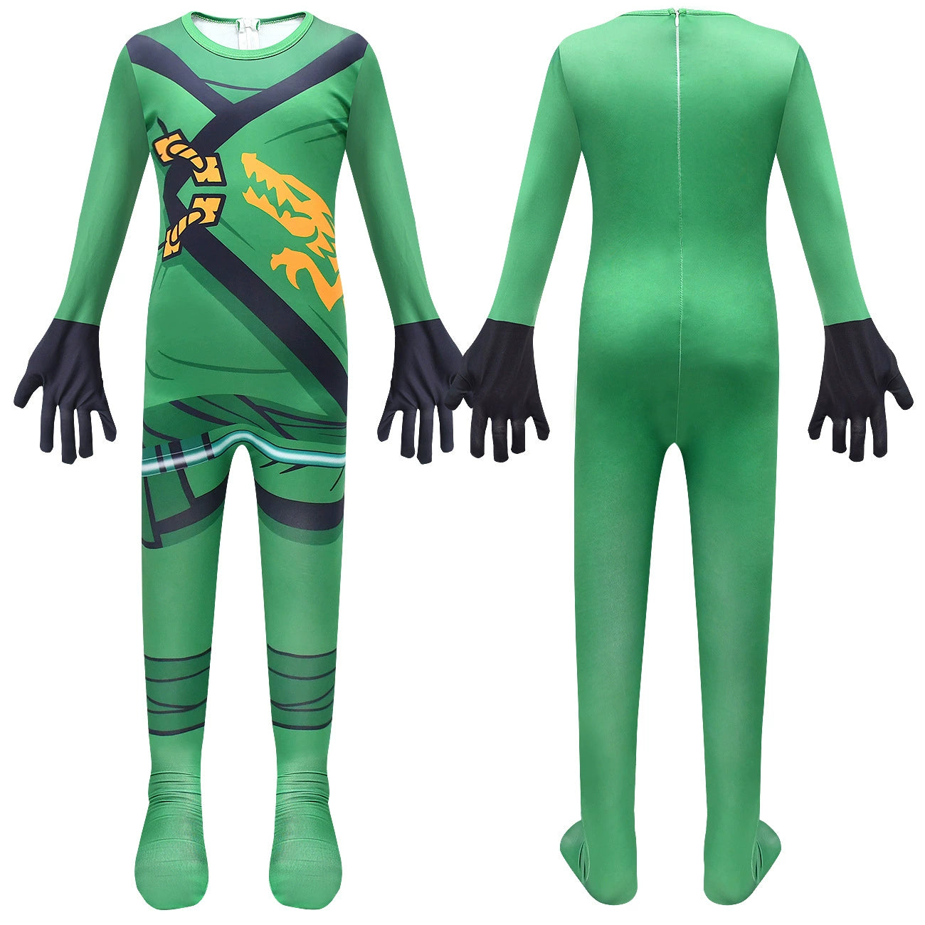 Lego Ninjago Lloyd Cosplay Costume for Boys Girls Bodysuit Halloween Fancy Jumpsuits