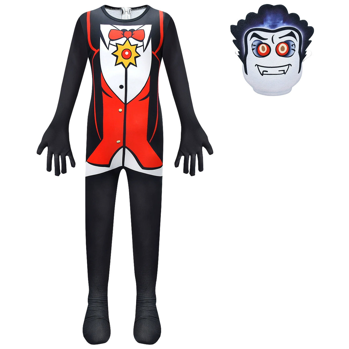 Lego Ninjago Vampire Cosplay Costume for Boys Girls Bodysuit Halloween Fancy Jumpsuits