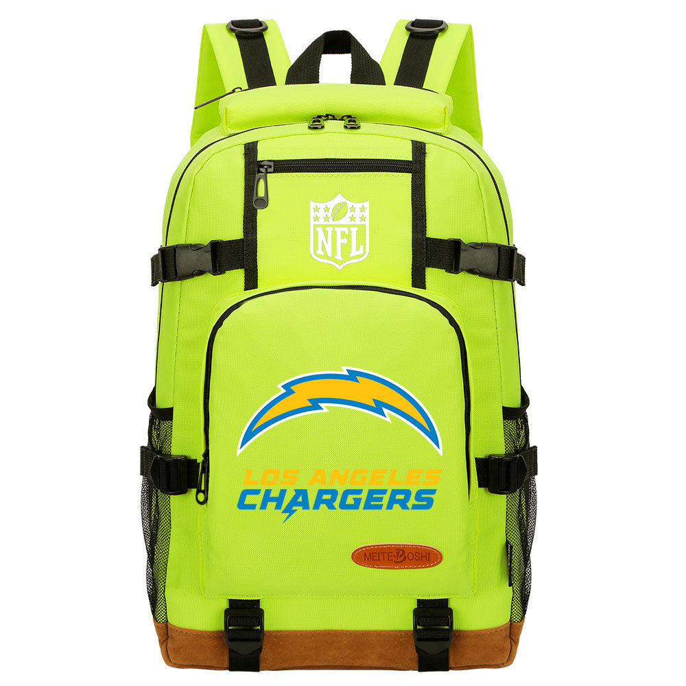 Los Angeles Chargers Football Team Rugby Waterproof Backpack School Notebook Travel Bag