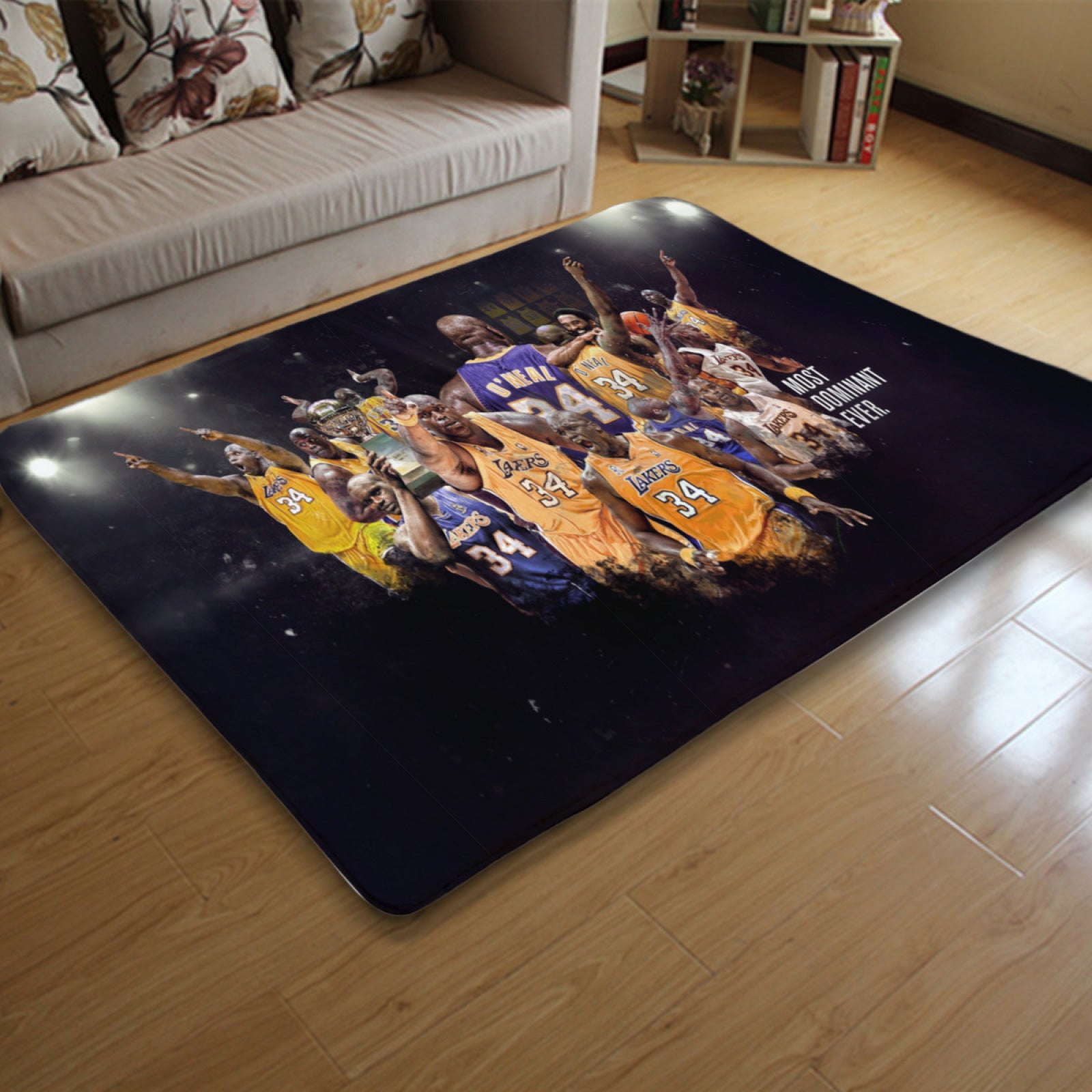 Los Angeles Basketball Lakers Rugs Bedroom Living Room Bathroom Carpet Mat Rug