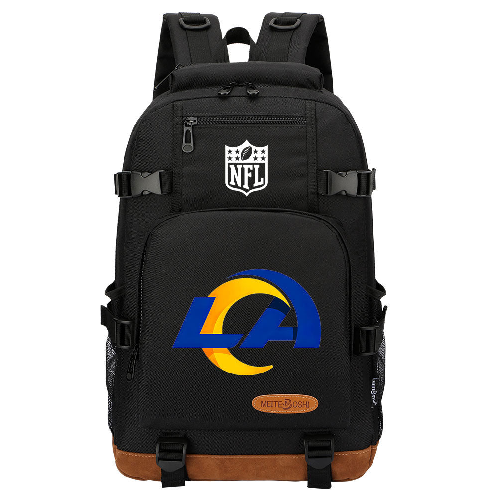 Los Angeles Rams Football Team Rugby Waterproof Backpack School Notebook Travel Bag