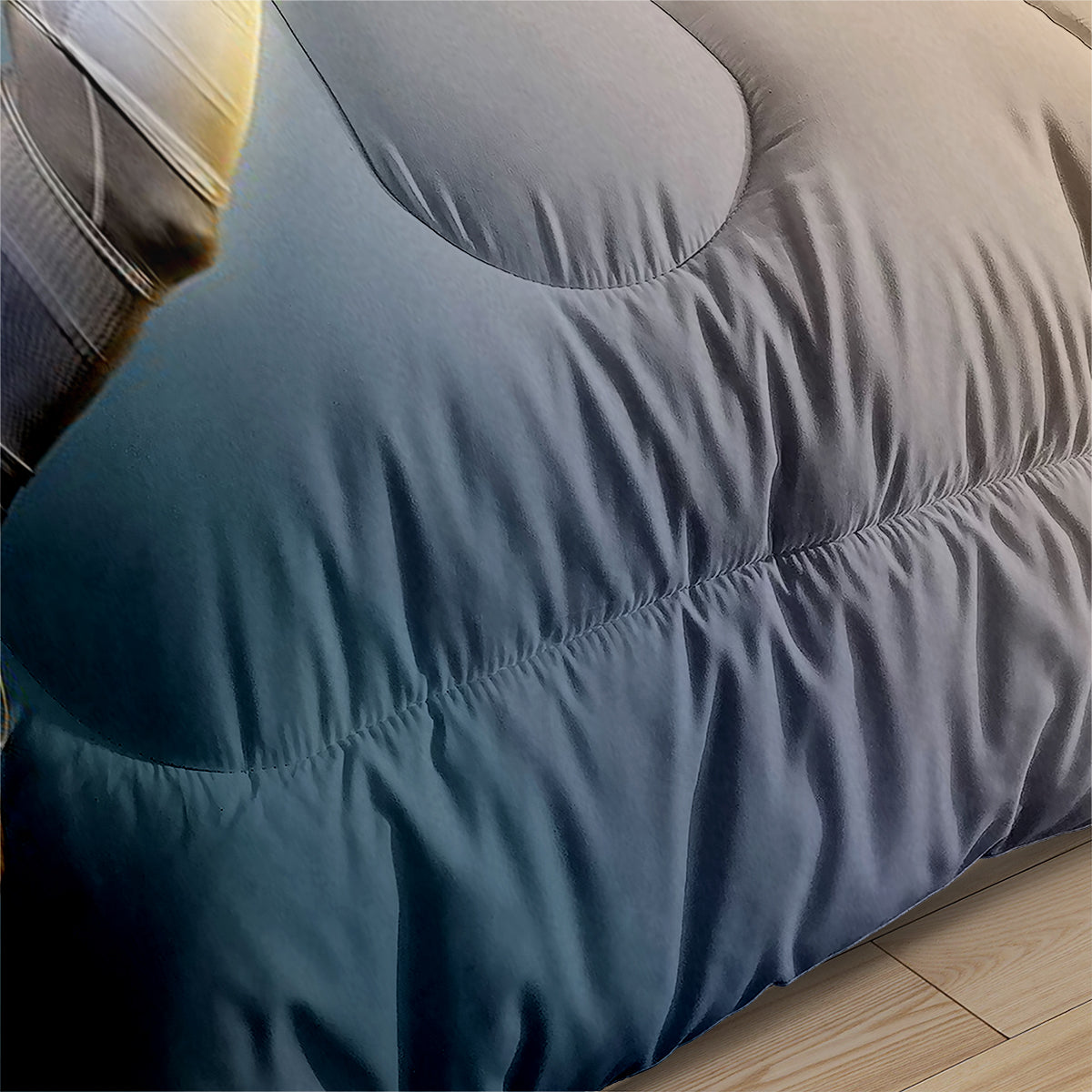 Los Angeles Rugby Chargers Comforter Pillowcases 3PC Sets Blanket All Season Reversible Quilted Duvet