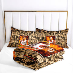 Los Angeles Basketball Clippers Comforter Pillowcases 3PC Sets All Season Reversible Quilted Duvet