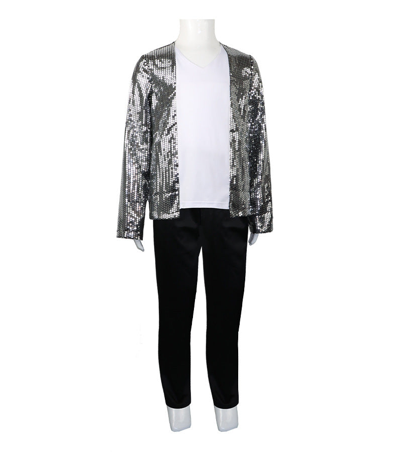 Michael Jackson MJ Cosplay Stage Outfit Costume Full Set for Boys and Girls