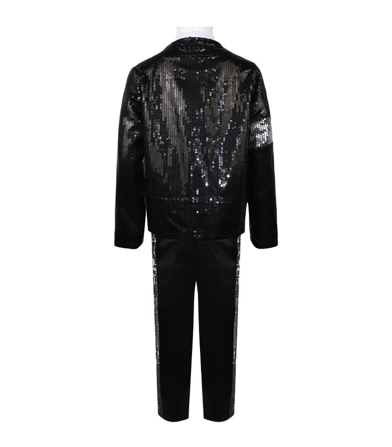 Michael Jackson MJ Cosplay Stage Outfit Costume Full Set for Boys and Girls