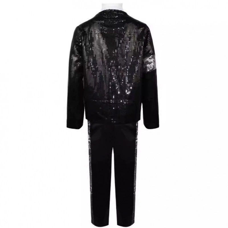 Michael Jackson MJ Cosplay Stage Outfit Costume Full Set for Boys and Girls