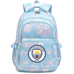 Manchester City Football Club Water Proof Backpack Notebook Travel Bags Casual School Bag For Middle School Students