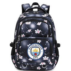 Manchester City Football Club Water Proof Backpack Notebook Travel Bags Casual School Bag For Middle School Students