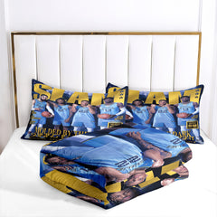 Memphis Basketball Grizzlies Comforter Pillowcases 3PC Sets All Season Reversible Quilted Duvet