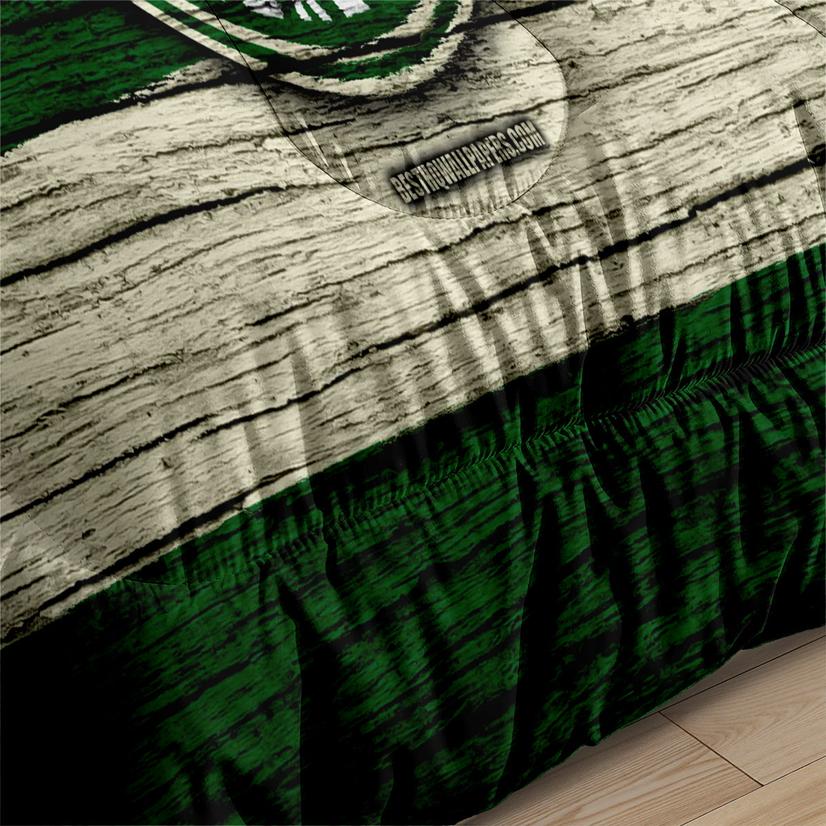 Milwaukee Basketball Bucks Comforter Pillowcases 3PC Sets Blanket All Season Reversible Quilted Duvet
