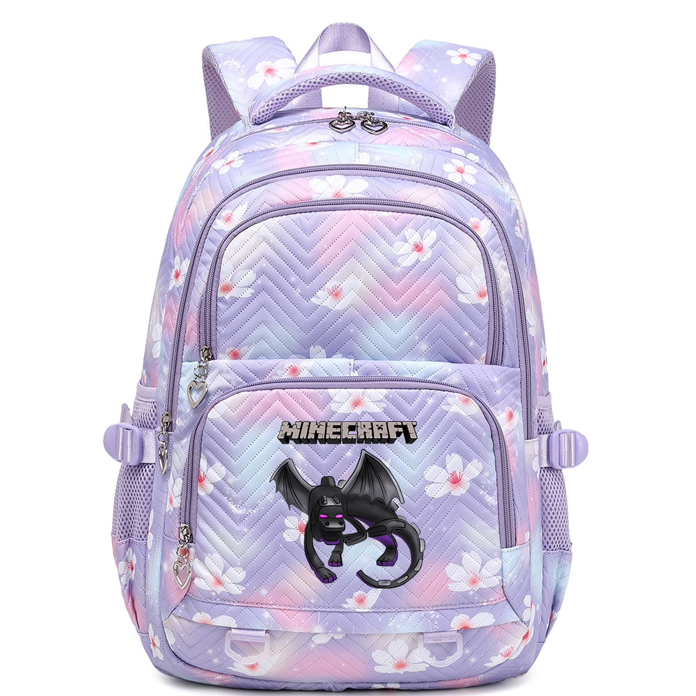 Minecraft Ender Dragon Proof Backpack Notebook Travel Bags Casual School Bag For School Students
