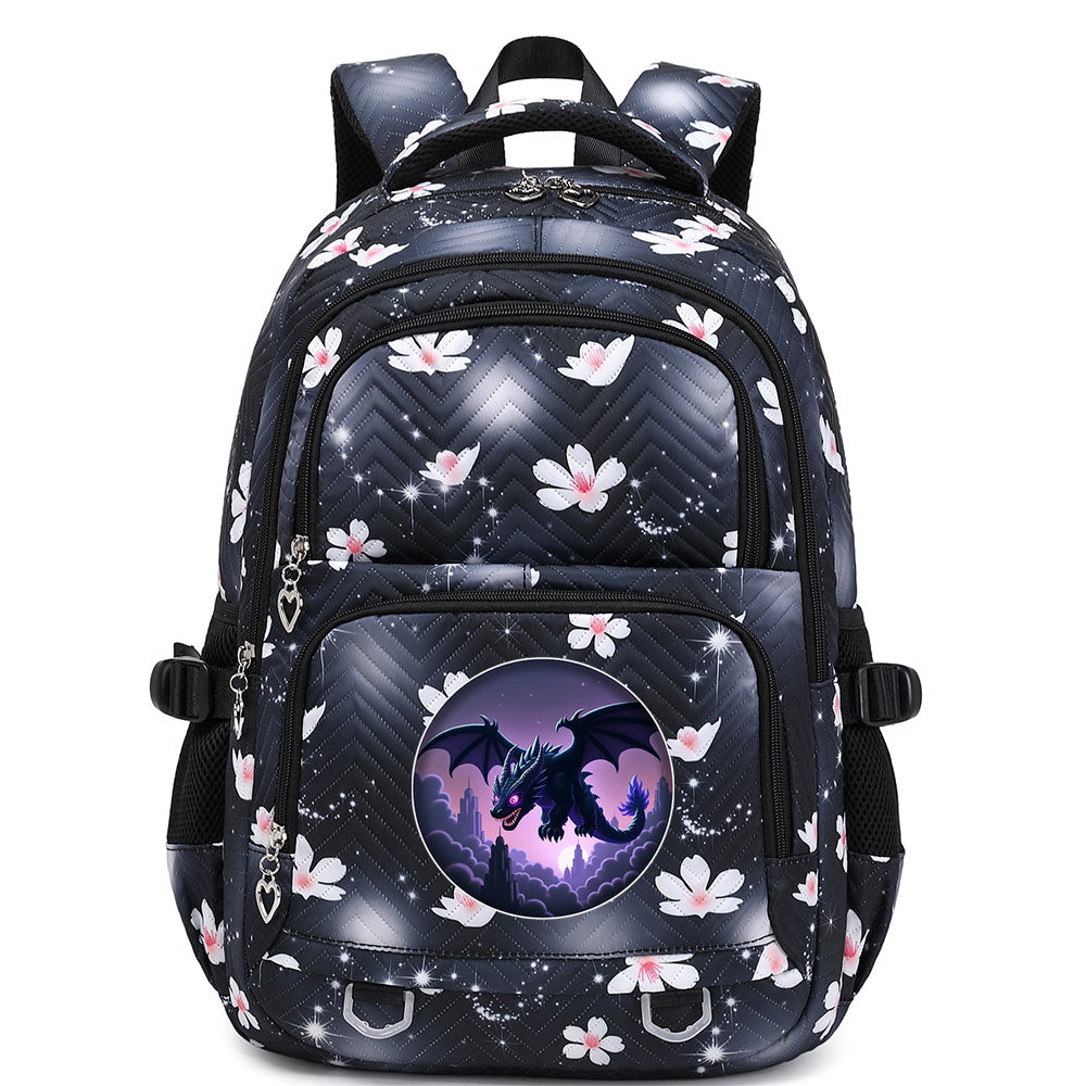Minecraft Ender Dragon Proof Backpack Notebook Travel Bags Casual School Bag For School Students